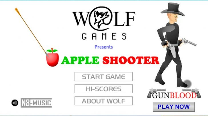 apple shooter game